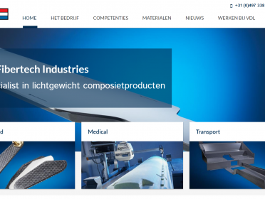 Nieuw website VDL Fibertech Industries